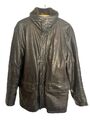 Strellson Lederjacke Herren Dunkelbraun Gr. 48/S Swiss Cross Armee