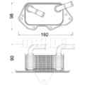 Ölkühler Motoröl MAHLE CLC 186 000S für Audi VW A6 C7 A8 D4 A7 Sportback A5