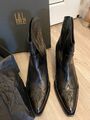 Billi Bi Cowboy-/Bikerstiefelette NEU Gr 41 schwarz