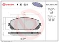 BREMBO Bremsbelagsatz Scheibenbremse PRIME LINE P 37 021 für JEEP CHEROKEE KL