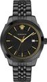 Versace VEV901823 Icon Classic gold schwarz Edelstahl Armband Uhr Herren NEU