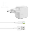 12W iPad Power Adapter USB Netzteil iPhone Watch Schnellladegerät Weiß + Kabel✅