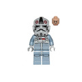 Lego Figure AT-AT Driver - Dark Red Imperial Logo, Grimacing - sw0581