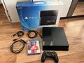 Sony PlayStation 4 500 GB Schwarz PS4 Konsole + Controller + 9 Spiele TOP