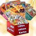 Pokemon Karten Deutsch Sammlung 100 Stück Holo Ultra seltene V/VMAX/EX Karte