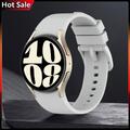 Silicone Strap Smart Watch Band for Samsung Galaxy Watch 6 5 4 Band (Light Grey)