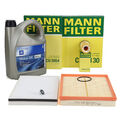 MANN Filterset 3-tlg 5L ORIGINAL 5W-30 dexos1 Motoröl für OPEL ASTRA G H 1.2-1.8