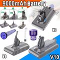 9500mAh Akku Für Dyson V6 V8 V10 Ersatzakku Animal SV10 Absolute Staubsauger DE