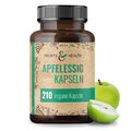 Apfelessig Kapseln –210 Kapseln – 1000mg Apfelessig pro Tag - vegan –