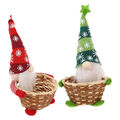  2 Pcs Weihnachtsgeschenke Korb Weihnachtsdekorationen Süßigkeiten-Korb