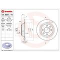 2x Bremsscheibe BREMBO 08.5037.10 passend für SAAB