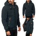 Indicode Winterjacke Steppjacke Übergangsjacke Mit Kapuze Daunen Look Herren