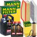 MANN INSPEKTIONSPAKET+7L MOTUL EFE 5W-30 ÖL passend für BMW X3 F97 X4 F98 30 40d