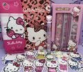 Hello Kitty Sanrio Konvolut Schreibwaren A5 Notizbuch Bleistift Gummi Aufkleber Geschenkset