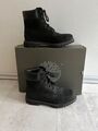 Timberland Schnür Stiefeletten 7W Gr. 38 schwarz Stiefel Nubuk Boots Original