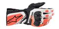 Alpinestars SP-8 V3 Gloves Black White Red Fluo Gr. XXL Motorradhandschuhe