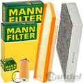 MANN FILTER INSPEKTIONSPAKET passend für MERCEDES C/E KLASSE W/S 205 206 213 GLC