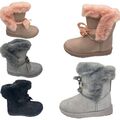 Neu Kinderschuhe  Boots Mädchen Winterstiefel Gefüttert Warmfutter Gr.30-35