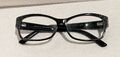 Gucci GG 3203 YHO Schwarz Glitzer Brillengestell 135 Damen Lesebrille Brille