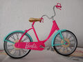 Barbie-Fahrrad - rosa/türkis - bewegliche Räder - OHNE Korb,Helm + Gurt