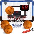 Basketballkorb Basketball HangRing + Ball Basketballring Korb Netz Set Indoor