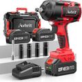 Avhrit Battery Impact Wrench 1000 N.m (738Ft-Lbs) 8000mAh 1/2" Impact Wrench