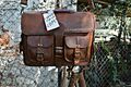 Herren 18 " Groß Aktentasche Hochwertige Vintage Leder Schulter Satchel Laptop