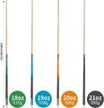 Billard Queue PRO 4 stück Set 58" Sticks Pool Cue Kö  Kanadischer Ahorn 18-21 oz