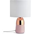 Pink Touch Tischlampe Touch Sensor dimmbare Lampe Kupfer rosa Schlafzimmer