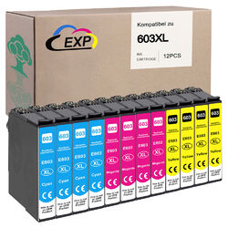 Patronen für Epson 603XL XP-2100 2105 3100 3105 4100 WF-2810 2830 2835 2850 DWF