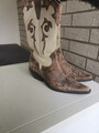 STRAUSS Westernstiefel Cowboystiefel Braun Beige Gr. 39 Inkl Versand