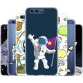 dessana Astronaut TPU Silikon Schutz Hülle Case Handy Tasche Cover für Huawei