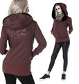 HYRAW - Damen Jacke / Kapuzenjacke "Hyraw" redbrown (rotbraun)