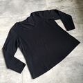 Emilia Lay Shirt Langarmshirt Pullover Gr. 42 Damenshirt schwarz Longsleeve 