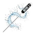 Lebensmittel thermometer digitales Fleisch-Koch thermometer, sofort ablesbar