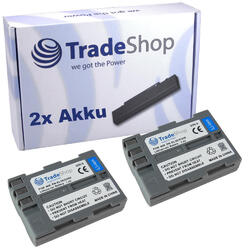 2x AKKU 2000mAh für NIKON D90 D-90 D300 D700 EN-EL3e ENEL3E EN-EL3a EN-EL3e-2