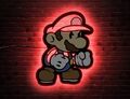 Super Mario Manga LED Wandleuchte leuchte Nachtlicht Wall lamp Farbvariationen