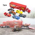 7X Cars 2 Lightning McQueen Rennauto Mack Truck Kinderspielzeug Sammlung