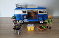 Playmobil ++ VW Bully T1 Campingbus / hellblau - mit Zubehör