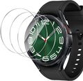 3X Hartglas für Samsung Galaxy Watch 6 Classic 47 mm Panzerfolie Display Schutz