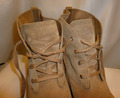 stiefeletten 42 keilabsatz timberland beige/braun