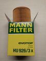 MANN-FILTER HU 926/3 x OELFILTER BMW für ALPINA BMW