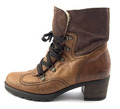 GABOR DAMENSTIEFEL STIEFELETTEN BOOTS GR: 40 UK: 6,5 BRAUN