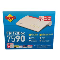 AVM FRITZBox 7590 DSL Modem & High End WLAN Router AC+N DECT Basis 800 Mbit/s G3