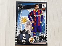Match Attax 101 2020/21 #2 Lionel Messi Hundert 100 Club PSG FC Barcelona