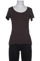 Comma T-Shirt Damen Shirt Kurzärmliges Oberteil Gr. EU 34 Braun #336pb8n