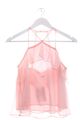 HOLLISTER Spaghettiträger Top Damen Gr. DE 34 pink Casual-Look