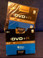 Neu-OVP 10 Discs Slimcase Intenso DVD+R 4,7 GB 120 Min. Rohlinge