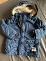 Kinder Winterjacke Anorak Gr.98 Blau H&M