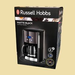 Russell Hobbs Digitale Glaskrug-Kaffeemaschine Matte Black 26160-56 - sw/ matt